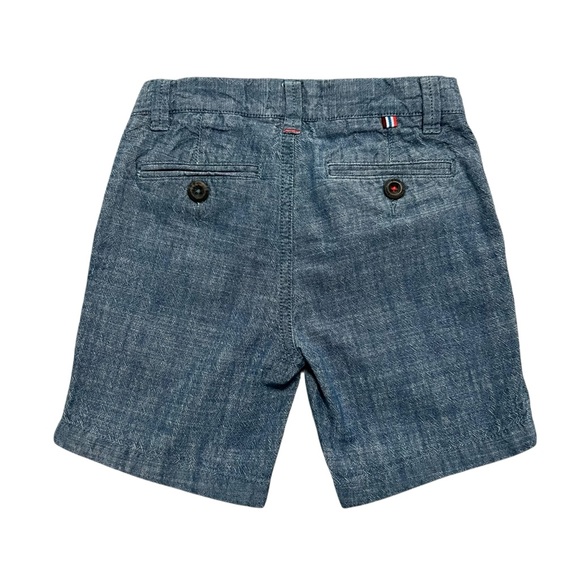 Mini Boden 4Y Chambray Chino Shorts - Picture 3 of 6